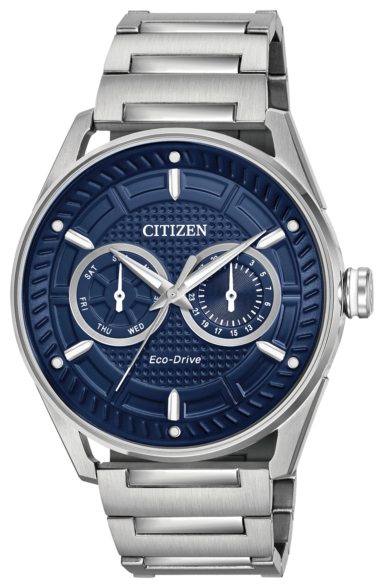CTO - Men's Eco-Drive BU4020-52L Navy Blue Dial Watch | CITIZEN